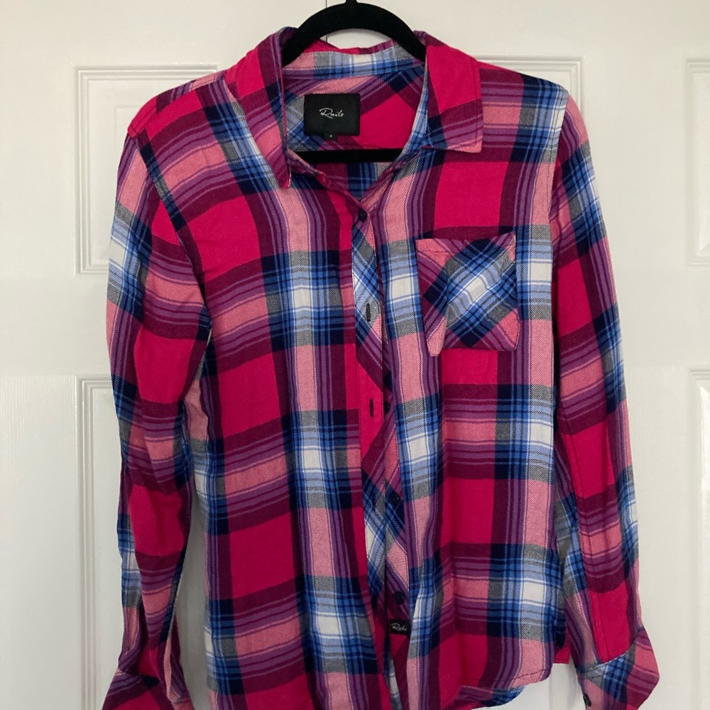 Pink Rails Flannel